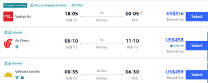 VÉ MÁY BAY SÀI GÒN – TRUNG QUỐC
